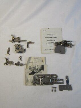 Vintage Singer Sewing Machine Attachments / Pieces Mixed Lot
